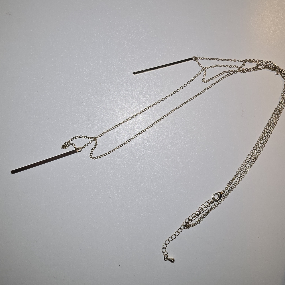 Gold Double Chain Necklace